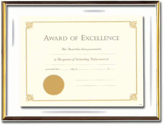 Picture of Floating Certificate Frame (NR2400)